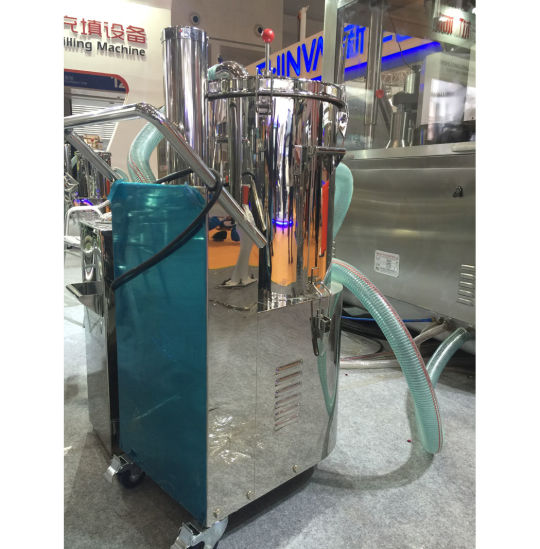 Máquina auxiliar para máquina rotativa de prensado de tabletas y aspiradora