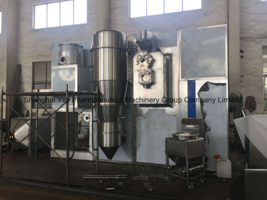Sistema de granulación de secado de lecho fluido cerrado de 30 kg de capacidad